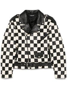 Mainless байкерская куртка в клетку, черный