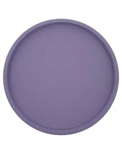 Круглый сервировочный поднос 14 дюймов с веселыми цветами Kraftware, lilac