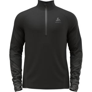 Средний слой на молнии 1/2, нулевой вес c. Odlo, черный