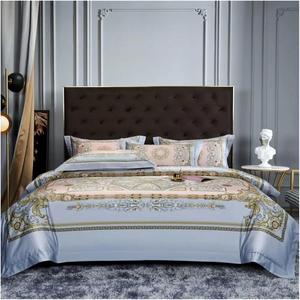 KYTGFH Комплект постельного белья винтажный бохо сатин египетский хлопок