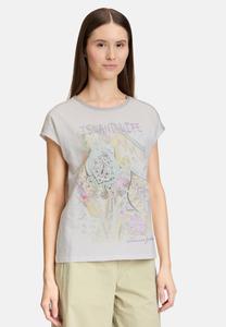 Футболка с принтом RUNDHALS- MIT PLACEMENT Cartoon, белый