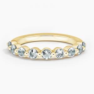 Кольцо с аквамарином «Монако» Brilliant Earth