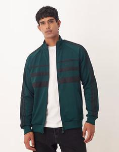 Спортивный топ The First темно-зеленого и черного цветов Adidas Originals