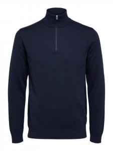 Selected Свитер в темно-синем пиджаке