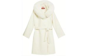 MaxMara Белое женское пальто, White
