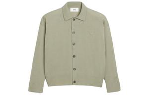 Ами Де Кер Кардиган из мериноса AMIPARIS, Песчаный Зеленый