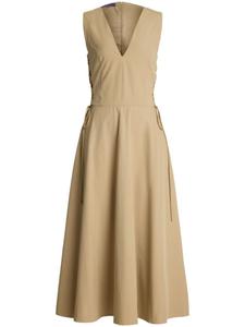 Платье миди Renna Ralph Lauren Collection, нейтральный цвет