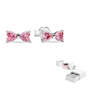 Pandora Серьги-гвоздики из 925 серебра женские розовые