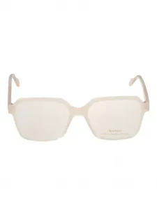 Очки с геометрической оправой Lisa Kador, бежевый