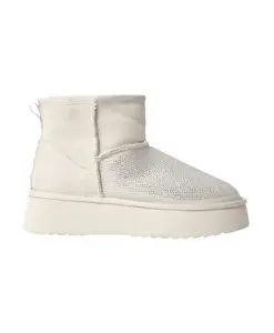 Меховые эскимосские сапоги со стразами Gaã«Lle Paris, белый
