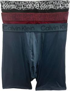 Мужские трусы-боксеры Calvin Klein, Black W Painted Leopard Wb/Red Carper W Stacked Lo