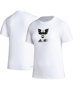 Женская белая футболка DC United AEROREADY Club Icon adidas, белый