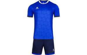 Футболка и шорты для футбола Unisex KELME, комплект одежды ярко-синий
