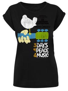 Футболка F4NT4STIC T-Shirt Woodstock Music & Art Fair Festival Poster', черный