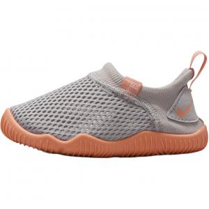 Nike Aqua Sock 360 с антиударной амортизацией, низкие, для малышей, серебристо-серый