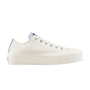 Кроссовки Converse Wmns Chuck Taylor All Star Lift Platform Low 'Color Pop - Egret Blue Supermoon', кремовый