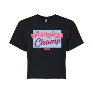 Футболка с принтом "Юный чемпион Scrabble" Hasbro, черный