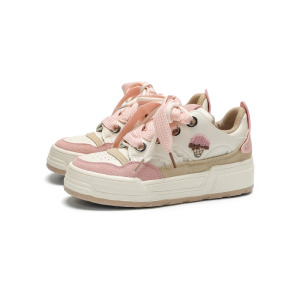 Кроссовки Forever 21 Skateboarding Shoes Women's Low-top, цвет Ice cream powder