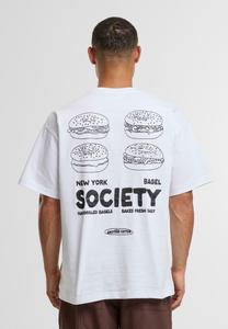 Футболка Another Cotton Lab BAGEL SOCIETY, White