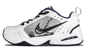 Кроссовки Air Monarch 4 Chunky унисекс с низким верхом черного/белого цвета Nike