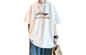 Li Ning Футболка унисекс с подкладкой, Белый