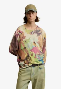 Печатный гофрированный джемпер Desigual, Blue