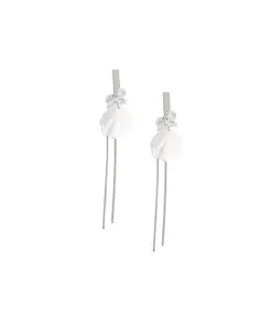 Серьги-Подвески в виде лепестков Sohi, white