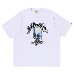 Футболка BAPE Forbidden Zone Ape Head Tee, White