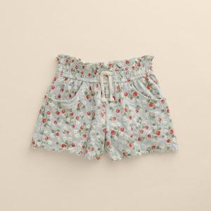 Шорты для девочки с плиссировкой Little Co. By Lauren Conrad, Blue Berry Print