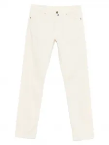 Брюки с пятью карманами Incotex, белый