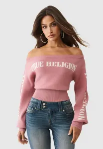 Джемпер schulterfrei True Religion, Apple Red