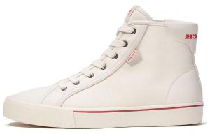 Кроссовки COACH Skateboard Shoes Men High-Top Beige
