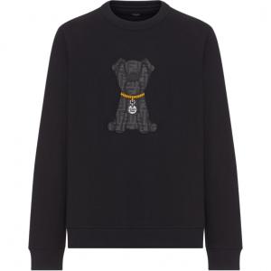 Толстовка с логотипом Fendi, черный