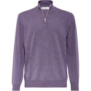 Водолазка с воротником-воронкой Brunello Cucinelli, medium фиолетовый