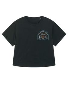 Футболка Исследуй невидимое в черном wat? Apparel