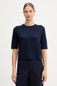 Шерстяной свитер United Colors Of Benetton, темно-синий