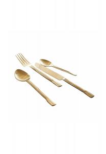 Золотые столовые приборы Malroy Loberon, gold