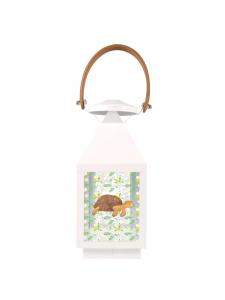 Mr. & Mrs. Panda Подсвечник в виде черепахи, без лишних слов, прозрачный