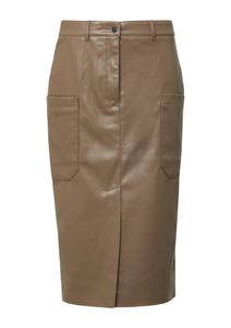 Миди юбка COMMA, Light brown