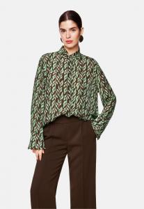 Блуза Marc Cain Button-down blouse, Dark Wood/Brown