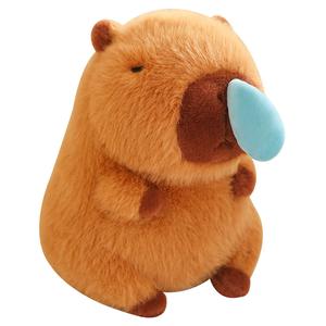 Плюшевая кукла капибара 33см/43см высота WELTSTON