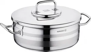 Кастрюля Astra2 низкая 30 x 11 см - 7,5 л, нержавеющая сталь с крышкой Korkmaz