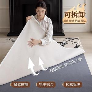 Budis Ковер 200х300 см двухслойный съемный, моющийся, для гостиной, Chenille, Kongraoyuan, 4 мм ворс + 10 мм основа