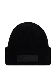 Шапка бини из шерсти альпаки JACQUEMUS, черный