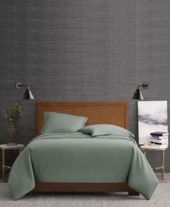 Наборы однотонных пододеяльников для стирки одежды London Fog, зеленый