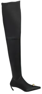 Женские сапоги-ботфорты Lanvin Swing Cuissardes Over The Knee Boot, черный