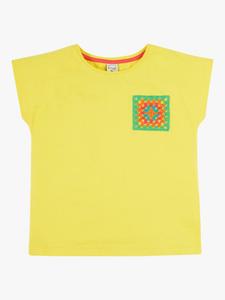 Детская футболка с карманом в стиле крой Frugi, Welly Yellow