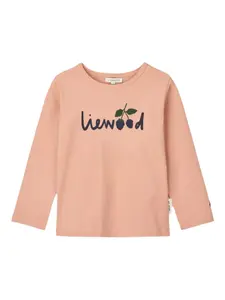 Футболка с логотипом Liewood, розовый