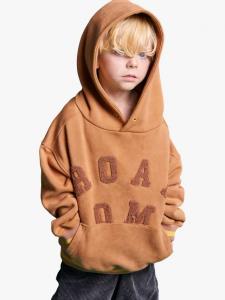 Детский худи из органического хлопка с логотипом Roarsome, Tan