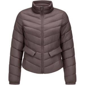 Skechers Свободная серия SS25 Пуховая куртка Женская Агарвуд Умбер, Agarwood Umber